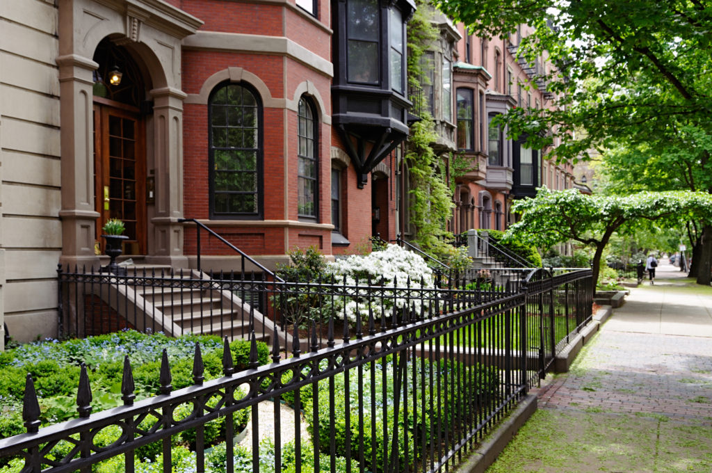 Brownstone buildings in Brooklyn